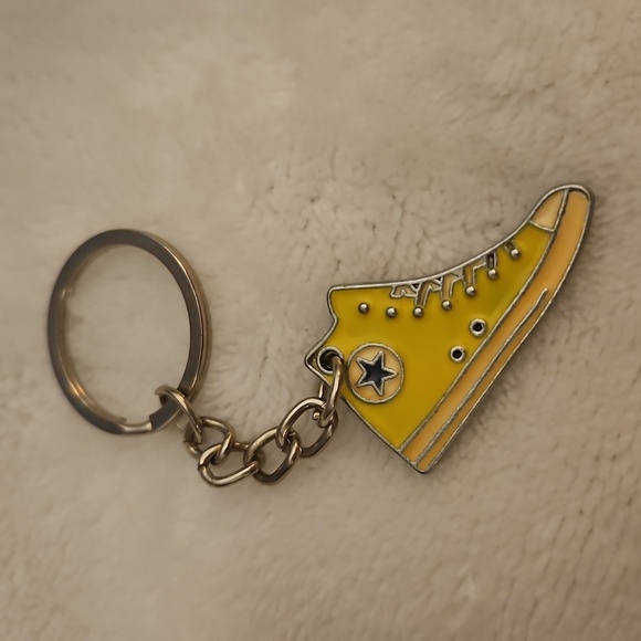 3/$30 Vintage Yellow Converse Sneaker Keychain - Picture 2 of 4